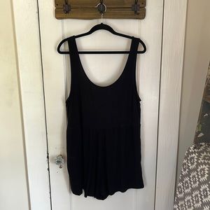 Basic black romper